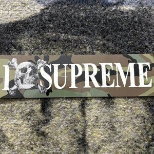 Supreme Skull Logo Sticker